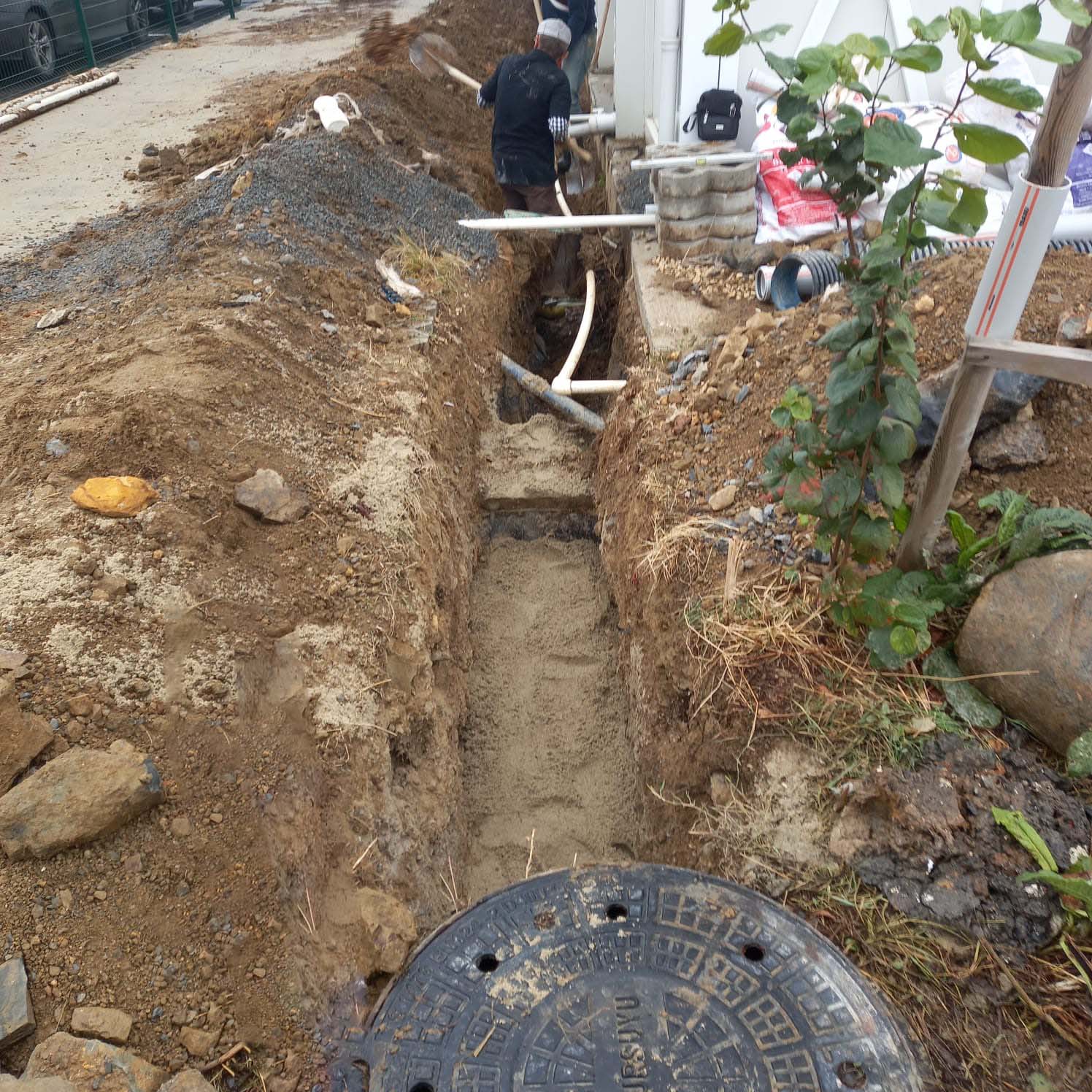 Kanalizasyon Hattı Döşeme